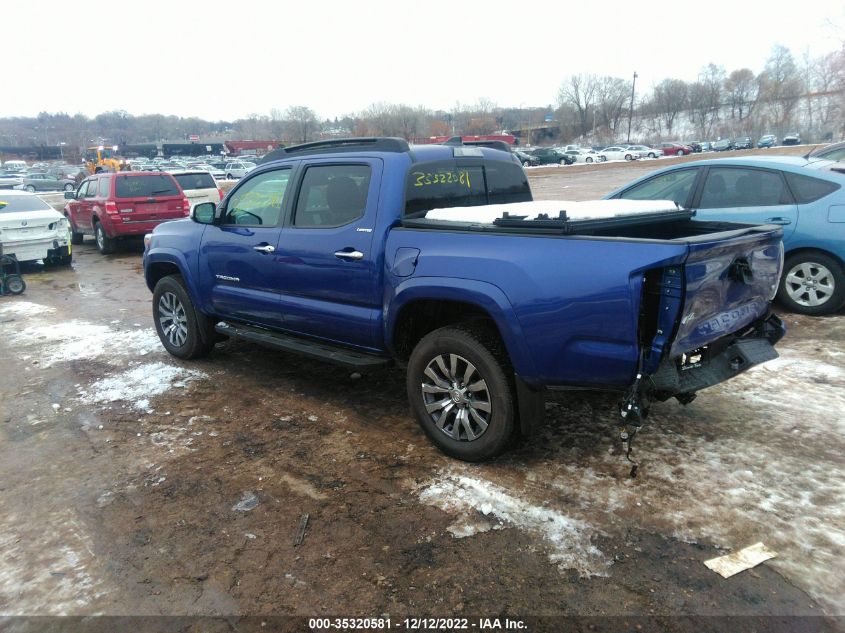2022 TOYOTA TACOMA 4WD LIMITED VIN: 3TYGZ5AN5NT073370