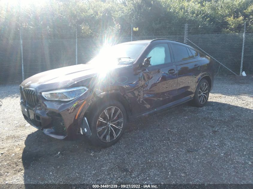 2021 BMW X6 M50I VIN: 5UXCY8C09M9F21821