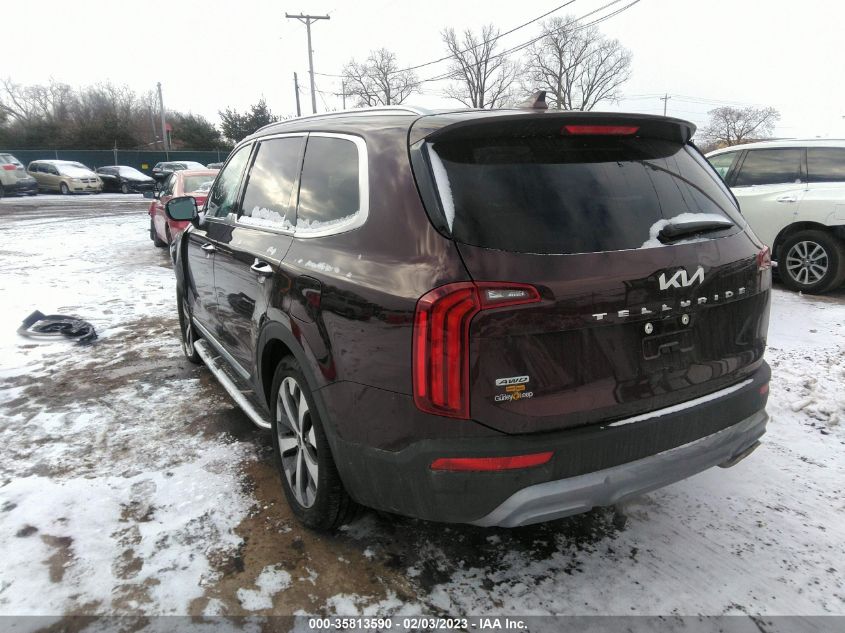 2022 KIA TELLURIDE S VIN: 5XYP6DHC4NG292451