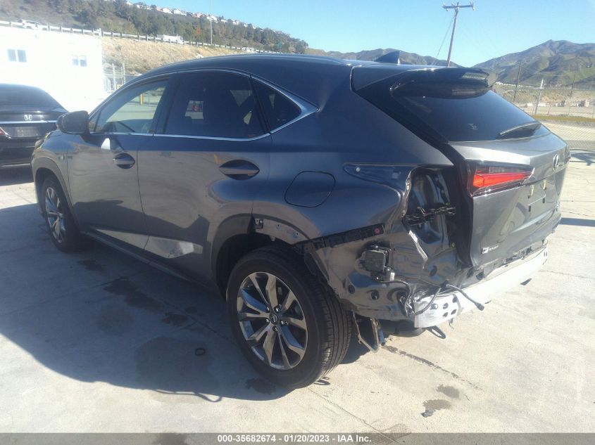 2021 LEXUS NX NX 300 F SPORT VIN: JTJSARBZ9M2180172