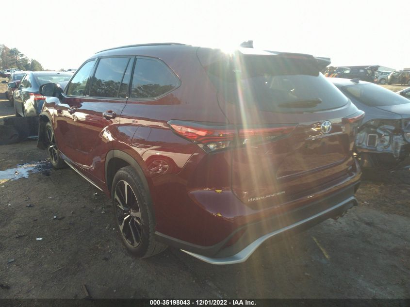 2021 TOYOTA HIGHLANDER XSE VIN: 5TDJZRAH7MS034698