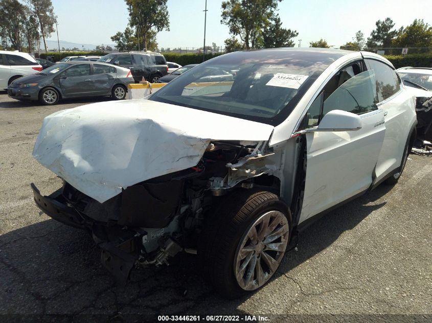 2020 TESLA MODEL X LONG RANGE VIN: 5YJXCBE28LF275648