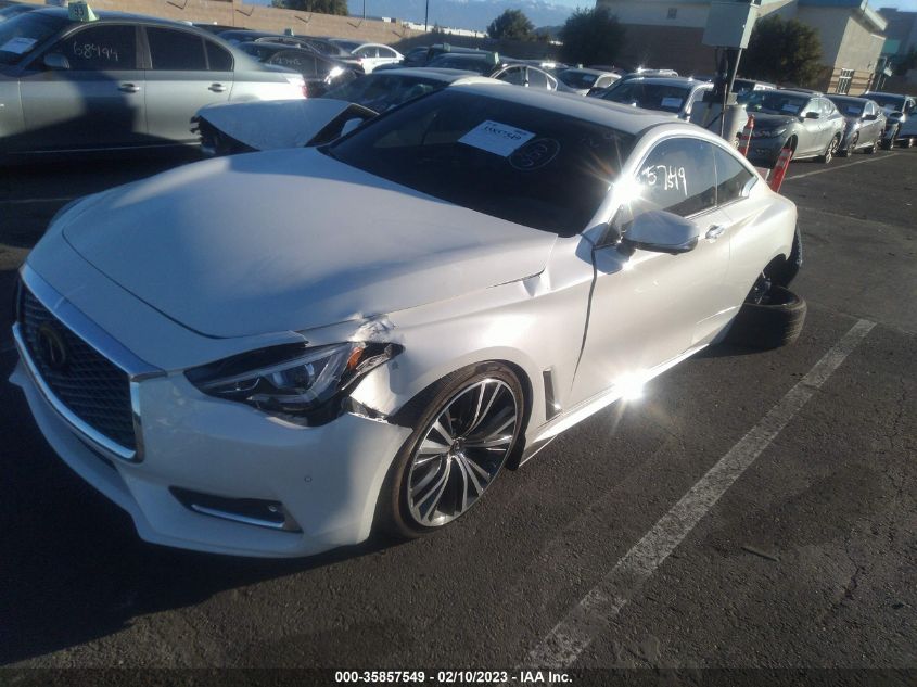 2022 INFINITI Q60 LUXE VIN: JN1EV7KKXNM600624