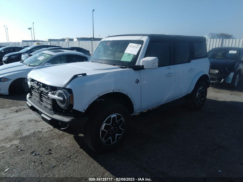 2022 FORD BRONCO BASE/BIG BEND VIN: 1FMDE5DH5NLB71098