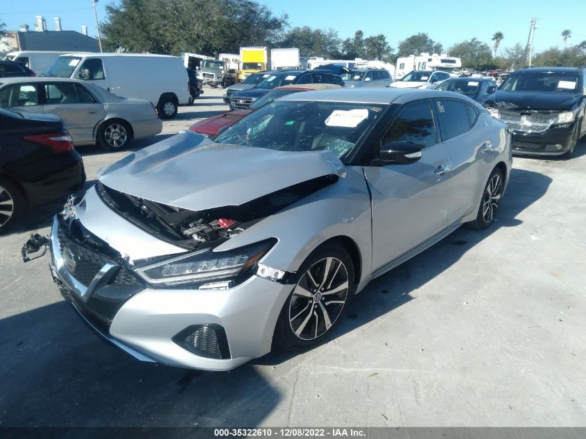 2022 NISSAN MAXIMA SV VIN: 1N4AA6CV2NC504511