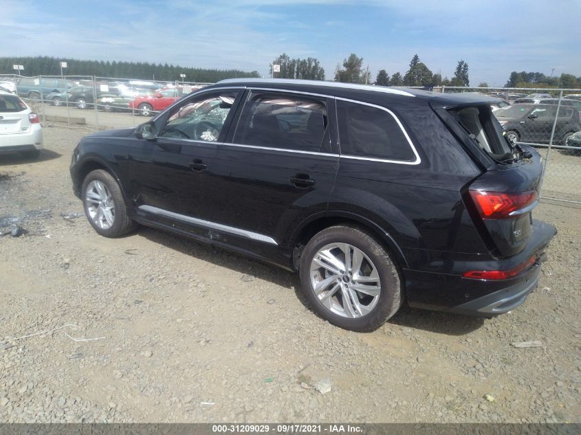 2021 AUDI Q7 PREMIUM PLUS VIN: WA1LJAF71MD030590