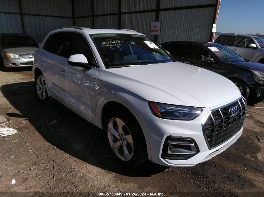 2021 AUDI Q5 PREMIUM PLUS VIN: WA1BAAFY4M2023164