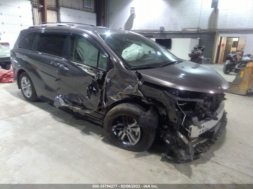 2022 TOYOTA SIENNA PLATINUM VIN: 5TDESKFC7NS059595