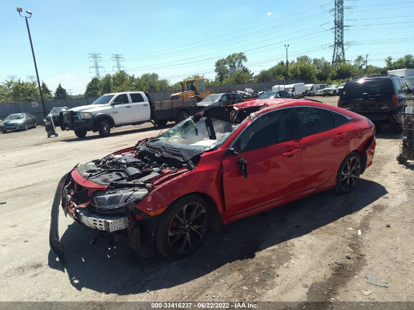 2021 HONDA CIVIC SEDAN SPORT VIN: 2HGFC2F82MH537093