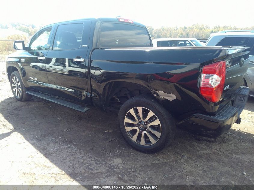 2021 TOYOTA TUNDRA 4WD LIMITED VIN: 5TFHY5F14MX001755