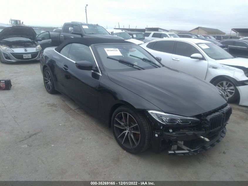2021 BMW 4 SERIES 430I VIN: WBA23AT0XMCG69687
