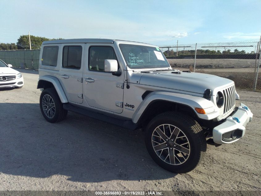 2022 JEEP WRANGLER 4XE UNLIMITED SAHARA HIGH VIN: 1C4JJXP60NW208744