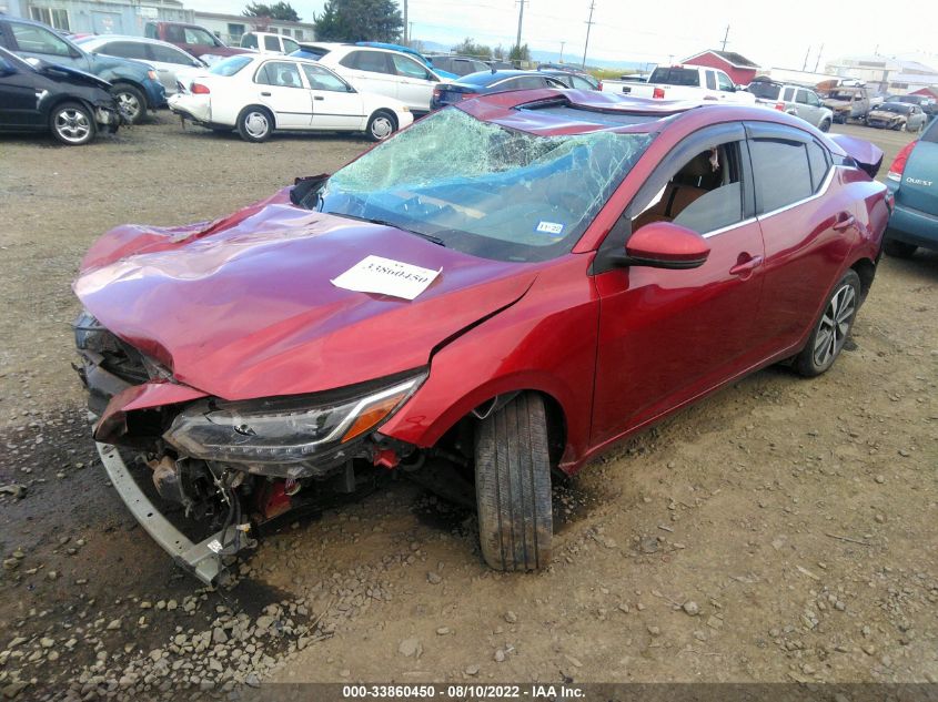 2020 NISSAN SENTRA SV VIN: 3N1AB8CV4LY235227