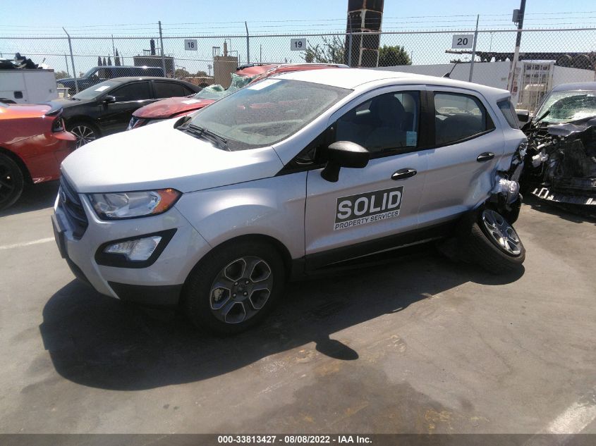 2021 FORD ECOSPORT S VIN: MAJ3S2FE0MC452160
