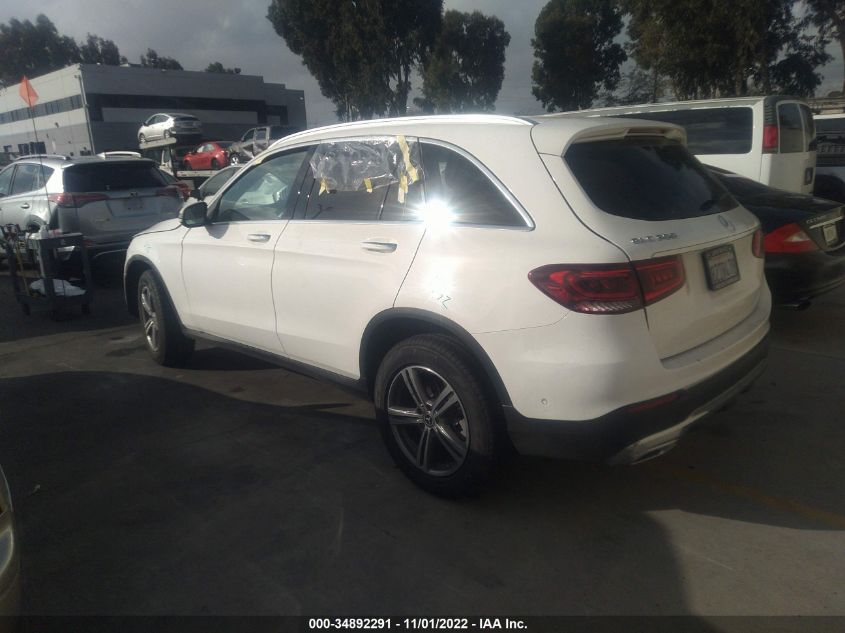 2021 MERCEDES-BENZ GLC GLC 300 VIN: W1N0G8DB2MV320573