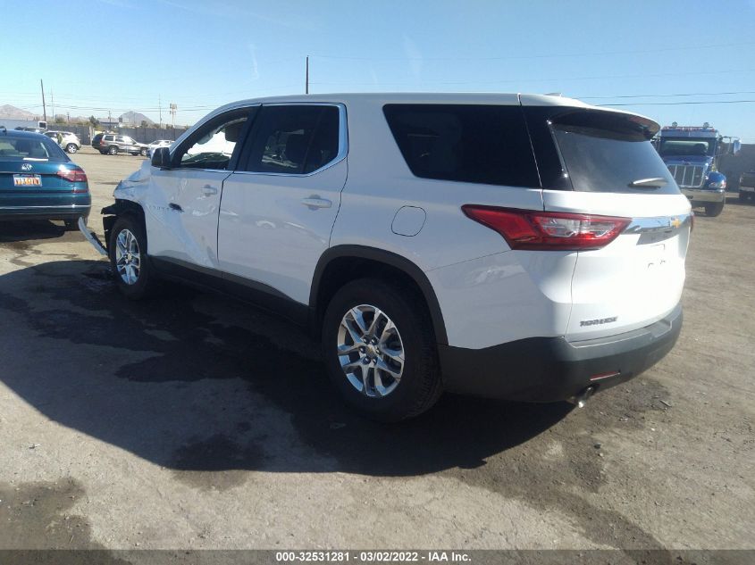 2021 CHEVROLET TRAVERSE LS VIN: 1GNERFKW4MJ249585