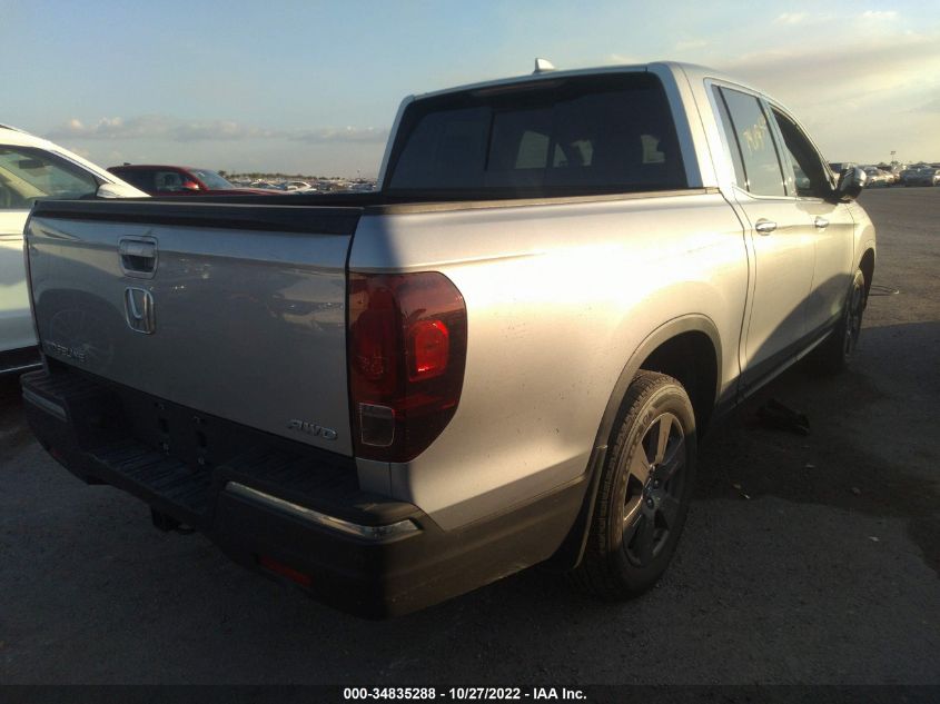 2020 HONDA RIDGELINE RTL-E VIN: 5FPYK3F74LB009770