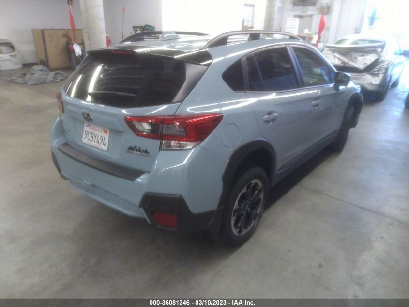 2022 SUBARU CROSSTREK PREMIUM VIN: JF2GTAPC5NH270363