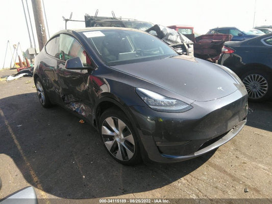 2021 TESLA MODEL Y LONG RANGE VIN: 5YJYGDEE8MF180961