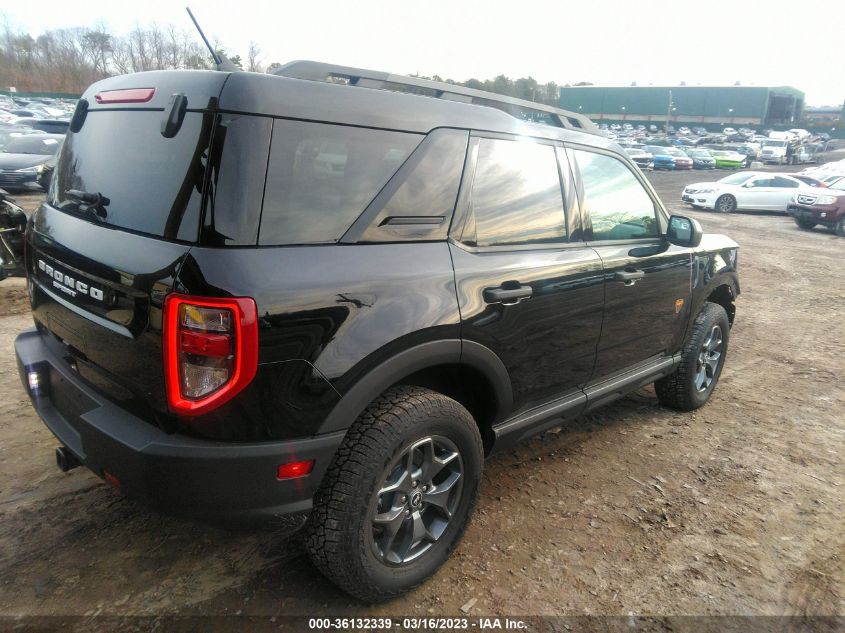 2022 FORD BRONCO SPORT BADLANDS VIN: 3FMCR9D99NRE21962