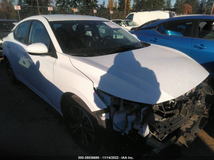 2021 NISSAN SENTRA SV VIN: 3N1AB8CV1MY285102
