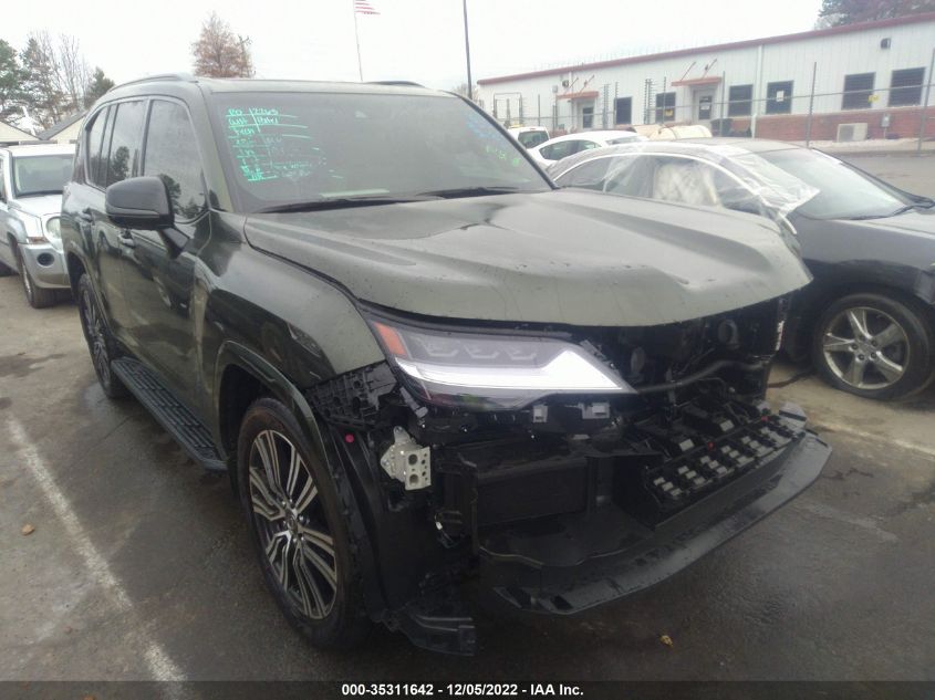 2022 LEXUS LX LX 600 LUXURY VIN: JTJGB7CXXN4006380