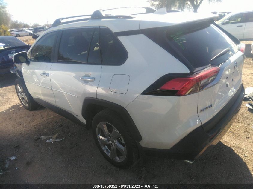 2021 TOYOTA RAV4 HYBRID LIMITED VIN: JTMD6RFV7MJ007499