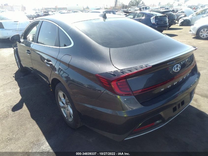 2022 HYUNDAI SONATA SE VIN: 5NPEG4JA2NH147348