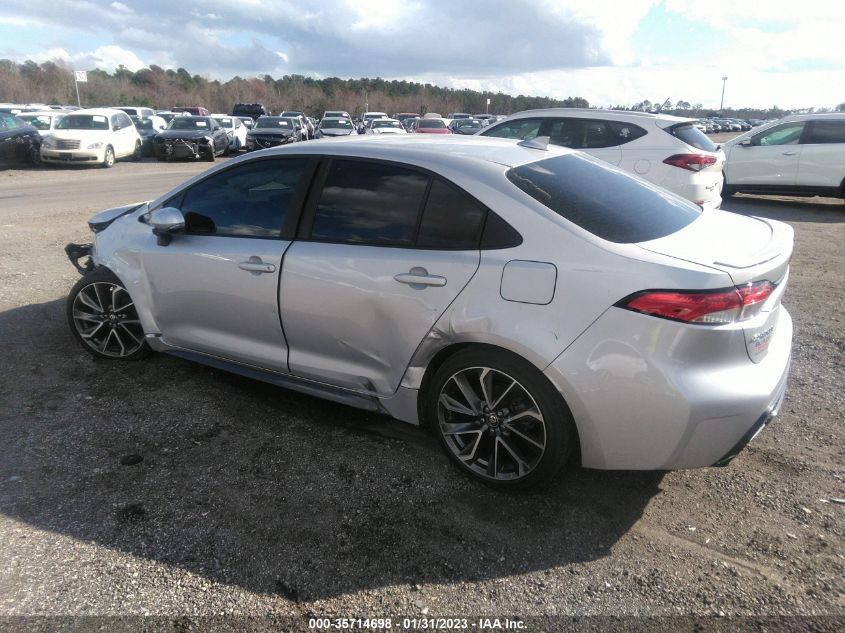 2022 TOYOTA COROLLA SE/SE NIGHTSHADE/APEX SE VIN: 5YFS4MCE5NP105562