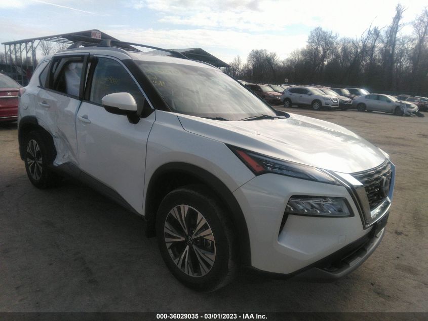 2022 NISSAN ROGUE SV VIN: JN8BT3BB8NW334608