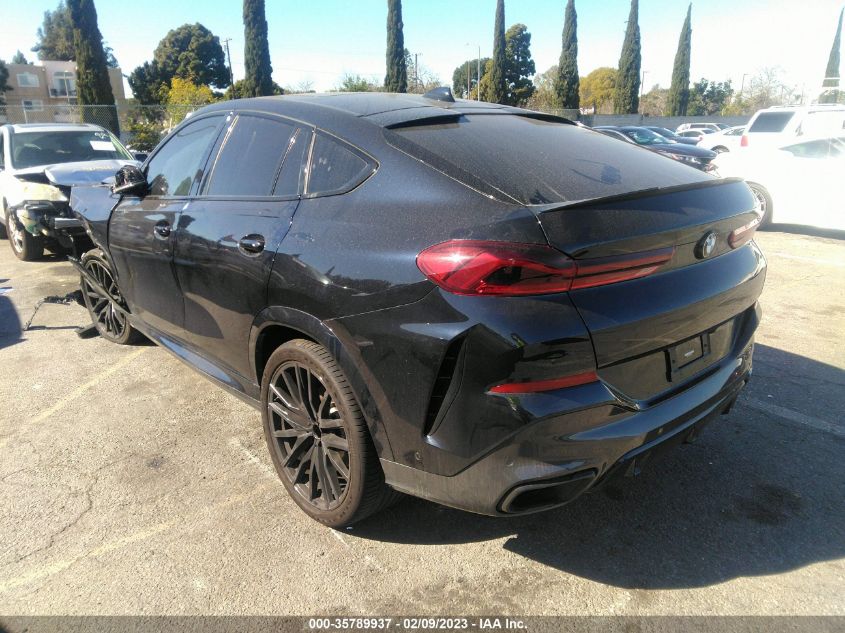 2022 BMW X6 XDRIVE40I VIN: 5UXCY6C00N9M84337
