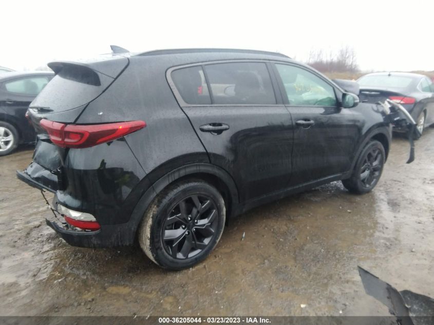 2022 KIA SPORTAGE NIGHTFALL VIN: KNDP6CAC8N7018896