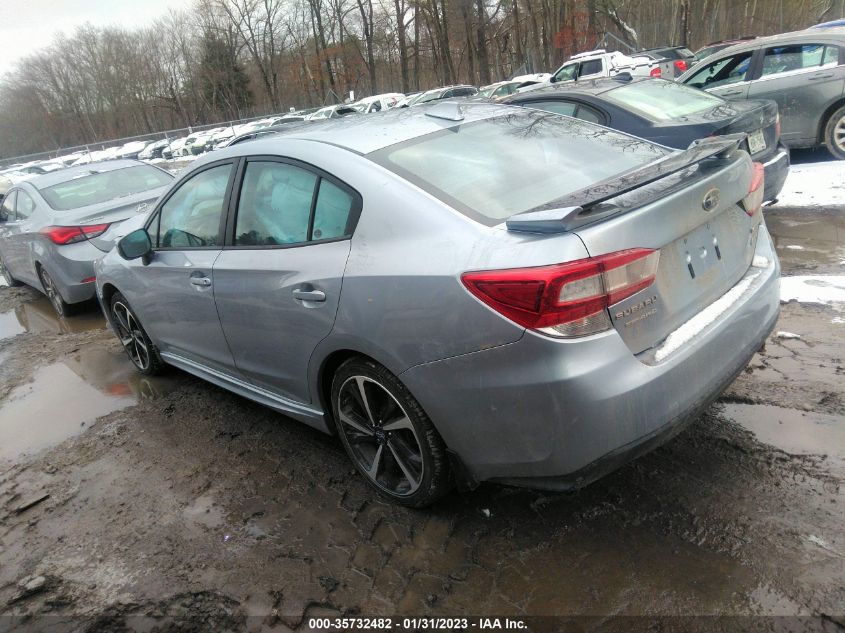 2022 SUBARU IMPREZA SPORT VIN: 4S3GKAL68N3610684