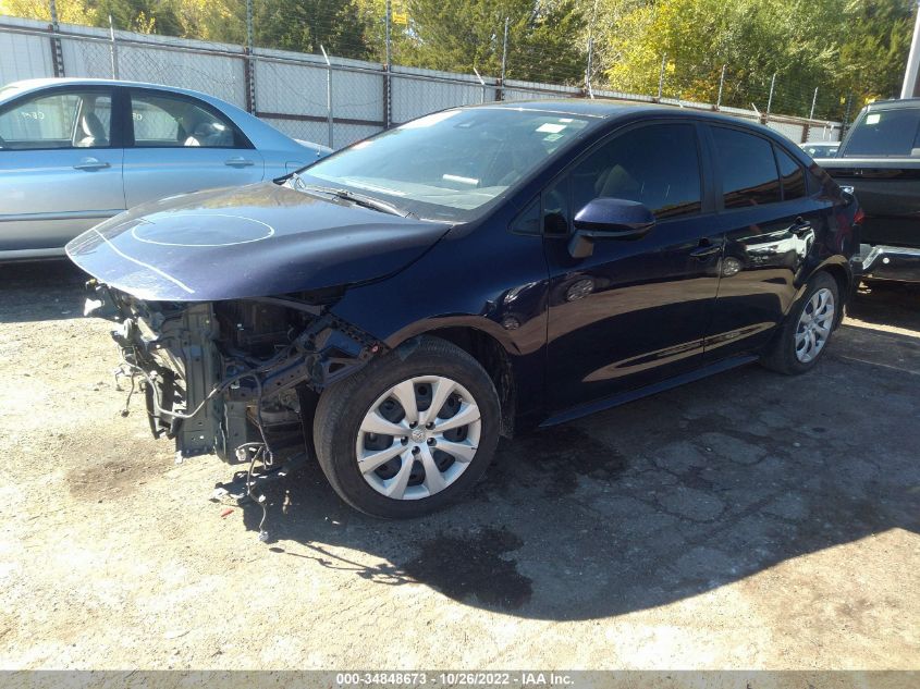 2021 TOYOTA COROLLA LE VIN: JTDEPMAE7MJ148844