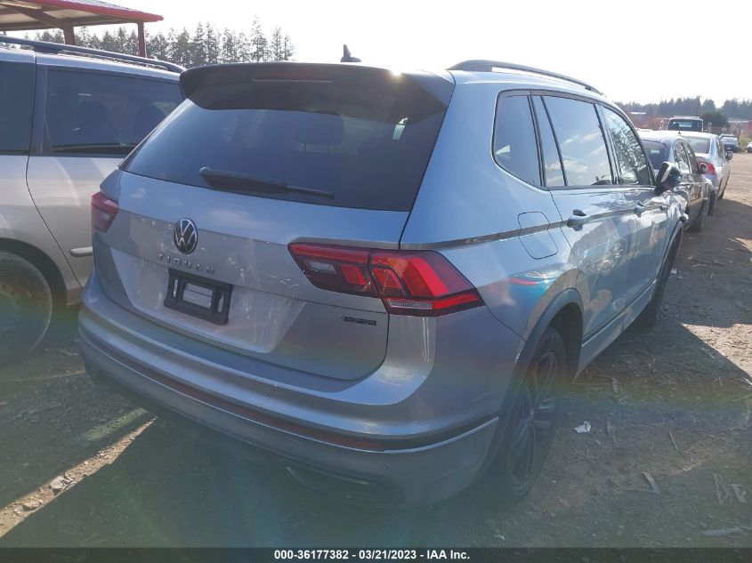 2022 VOLKSWAGEN TIGUAN SE R-LINE BLACK VIN: 3VV8B7AX1NM001116