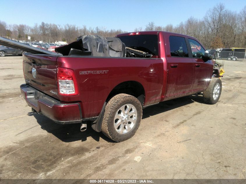 2022 RAM 2500 BIG HORN VIN: 3C6UR5DJ8NG124843