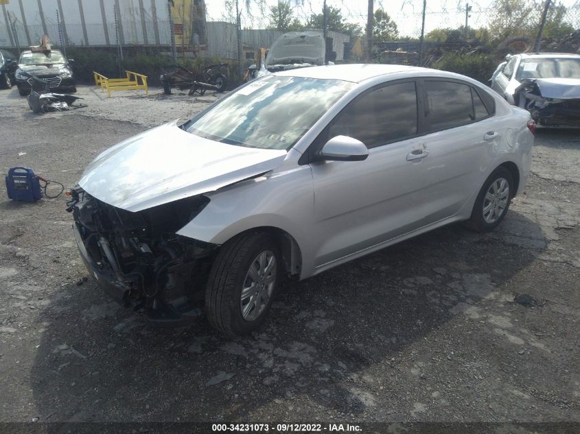 2021 KIA RIO S VIN: 3KPA24AD8ME406578