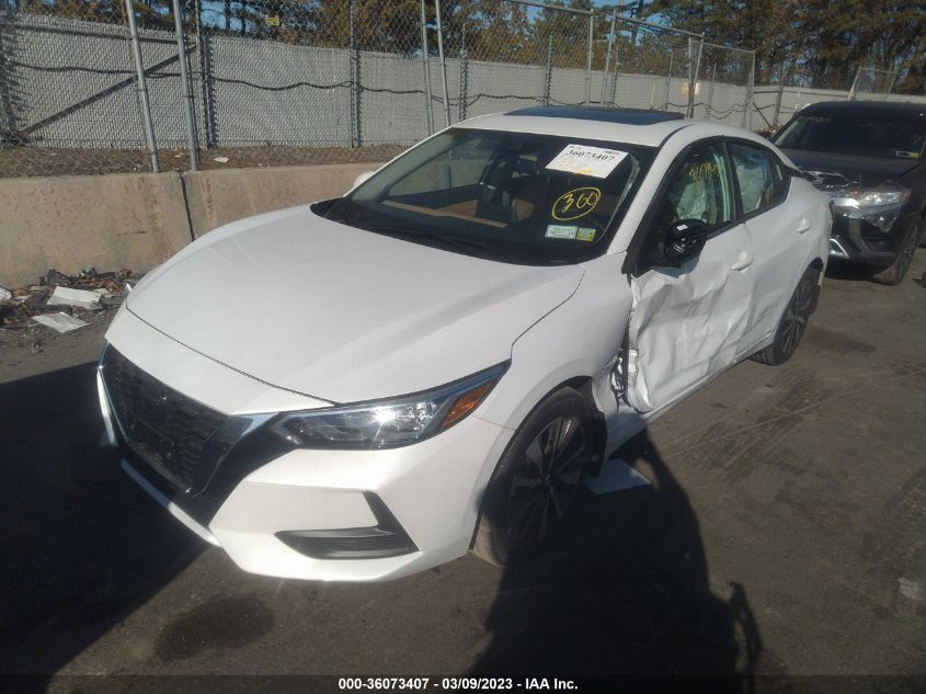 2022 NISSAN SENTRA SV VIN: 3N1AB8CV9NY293921