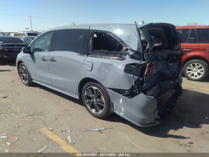 2023 HONDA ODYSSEY ELITE VIN: 5FNRL6H94PB028996
