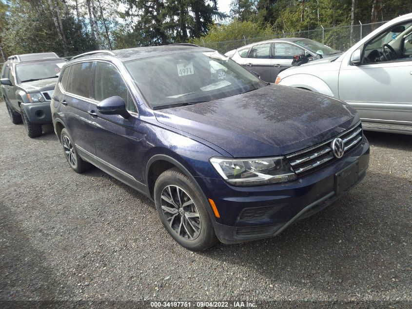 2021 VOLKSWAGEN TIGUAN SE VIN: 3VV2B7AX2MM002635