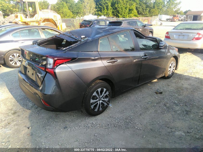 2022 TOYOTA PRIUS LE/XLE/NIGHTSHADE VIN: JTDL9MFU4N3037000