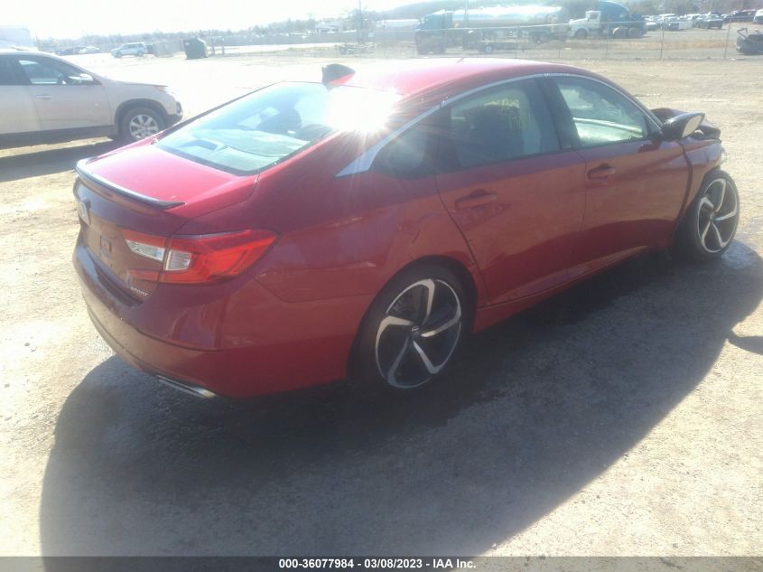 2022 HONDA ACCORD SEDAN SPORT VIN: 1HGCV1F35NA058372