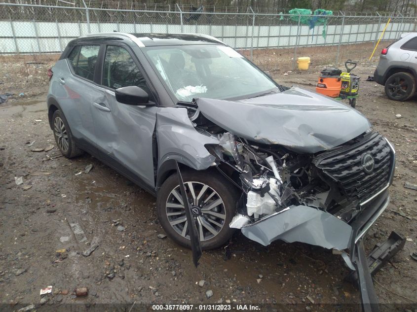 2022 NISSAN KICKS SV VIN: 3N1CP5CV9NL484308