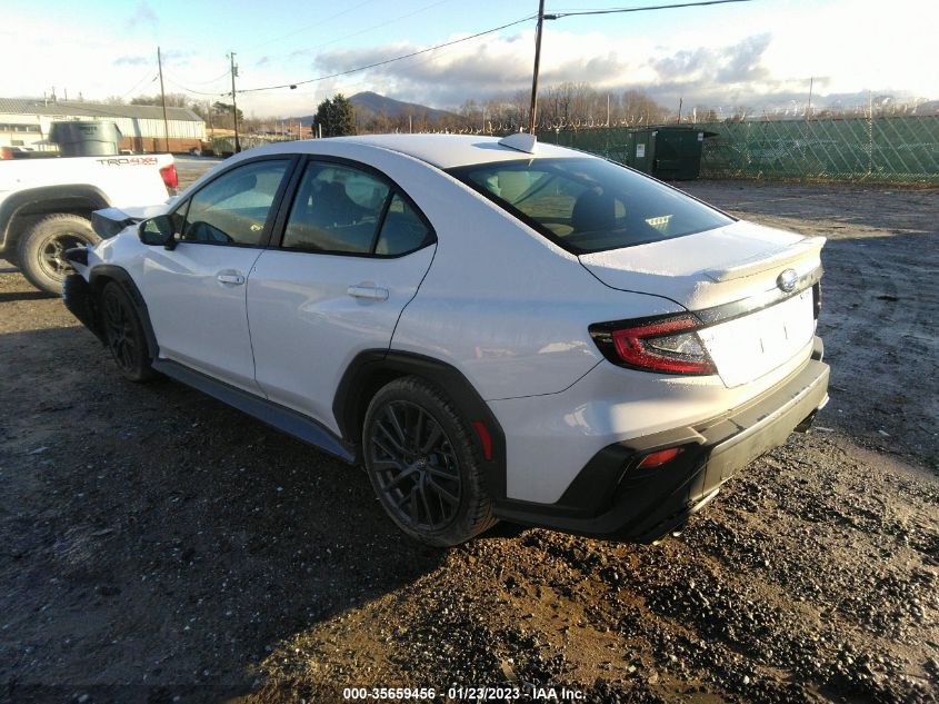 2022 SUBARU WRX PREMIUM VIN: JF1VBAF62N9012807