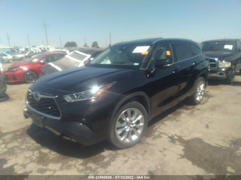 2020 TOYOTA HIGHLANDER LIMITED VIN: 5TDYZRAH1LS012483