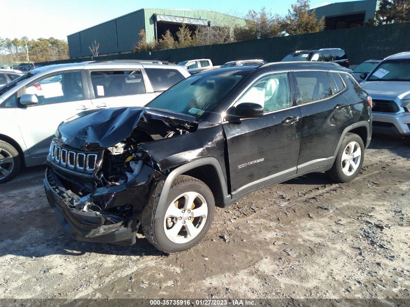 2021 JEEP COMPASS LATITUDE VIN: 3C4NJDBB5MT509809