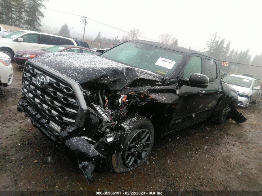 2022 TOYOTA TUNDRA 4WD PLATINUM VIN: 5TFNA5EC9NX008146