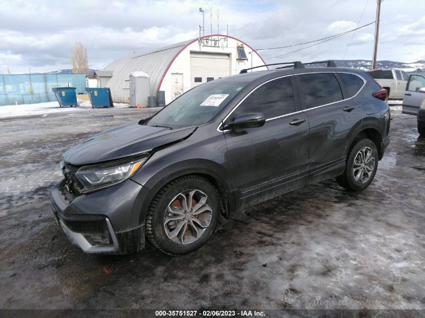 2022 HONDA CR-V EX-L VIN: 2HKRW2H81NH661543