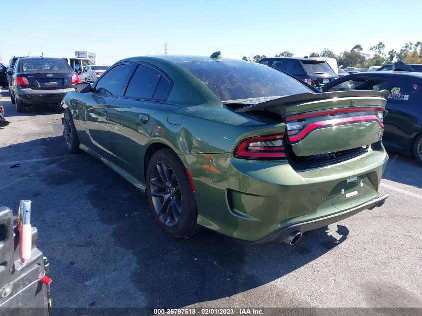 2021 DODGE CHARGER SCAT PACK VIN: 2C3CDXGJXMH540180