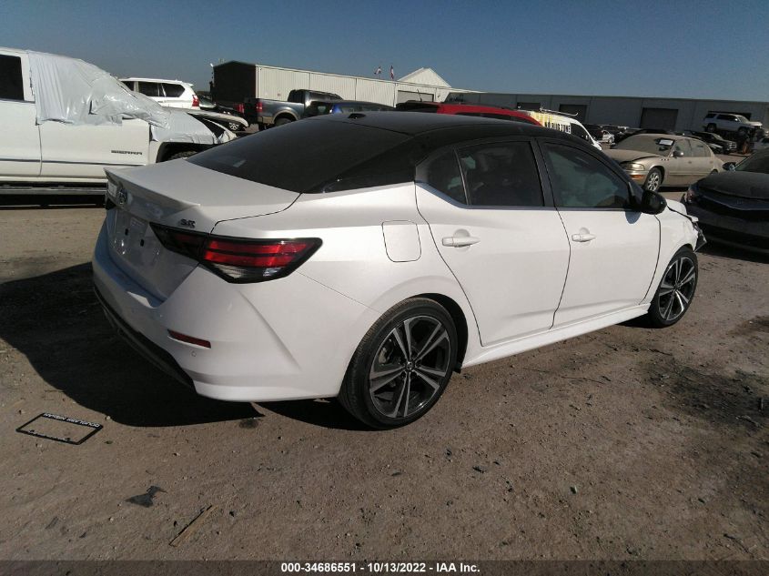 2022 NISSAN SENTRA SR VIN: 3N1AB8DV9NY285185